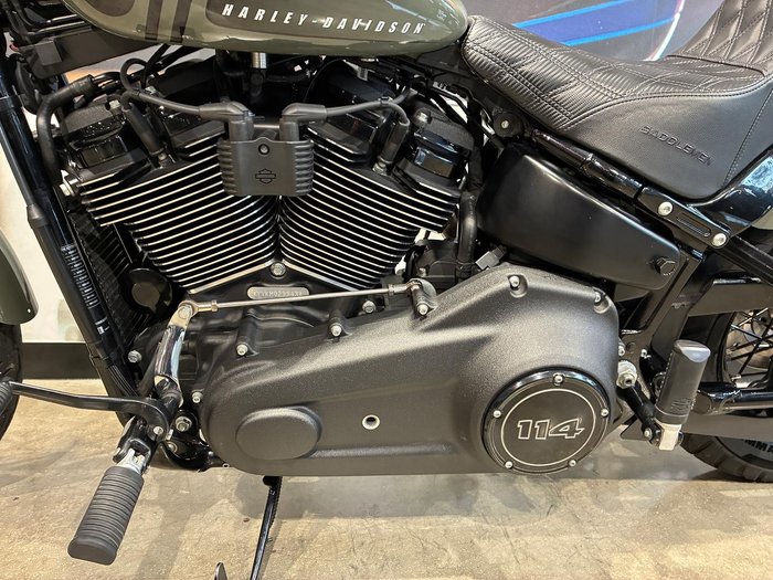 2021 Harley-Davidson Street Bob 114 (FXBBS) Softail Green