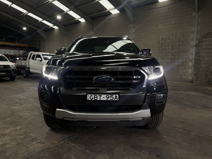 2021 Ford Ranger Wildtrak PX MkIII MY21.25 4X4 Dual Range Shadow Black