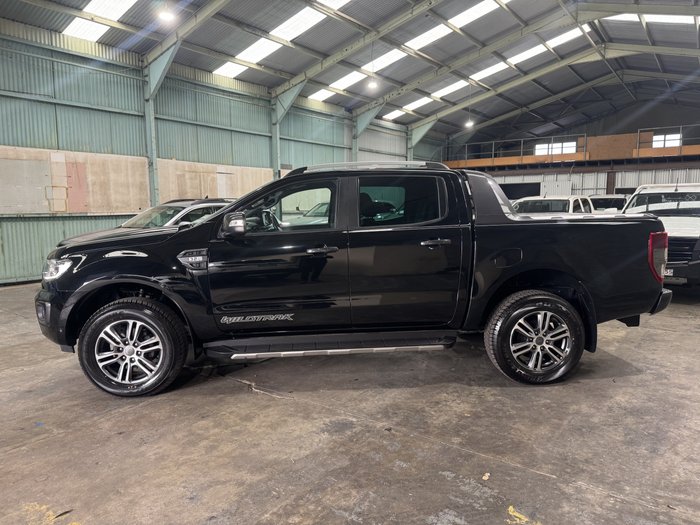 2021 Ford Ranger Wildtrak PX MkIII MY21.25 4X4 Dual Range Shadow Black
