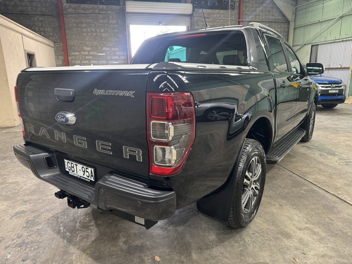 2021 Ford Ranger Wildtrak PX MkIII MY21.25 4X4 Dual Range Shadow Black