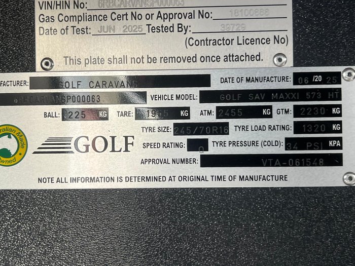 2025 Golf Savannah Maxxi