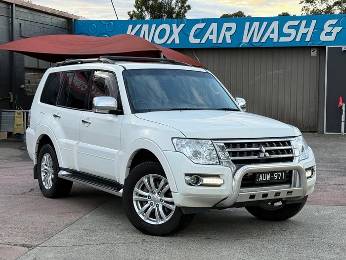 2018 Mitsubishi Pajero GLX NX MY18 4X4 Dual Range White