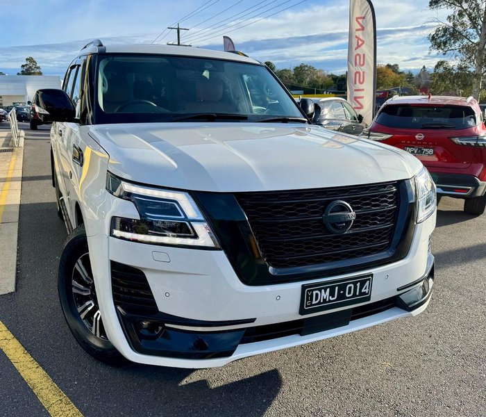 2022 Nissan Patrol Ti-L Y62 MY22 4X4 Dual Range Moonstone White