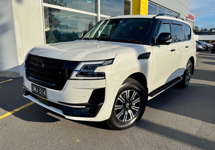 2022 Nissan Patrol Ti-L Y62 MY22 4X4 Dual Range Moonstone White