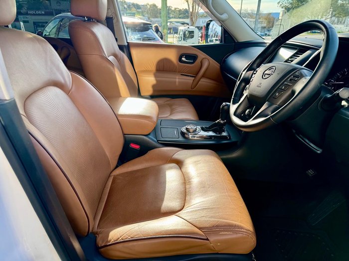 2022 Nissan Patrol Ti-L Y62 MY22 4X4 Dual Range Moonstone White