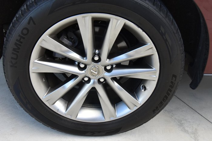 2013 Lexus RX 450h Luxury GYL15R 4X4 On Demand Garnet Red