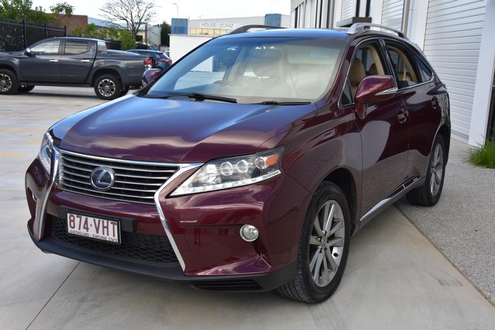 2013 Lexus RX 450h Luxury GYL15R 4X4 On Demand Garnet Red
