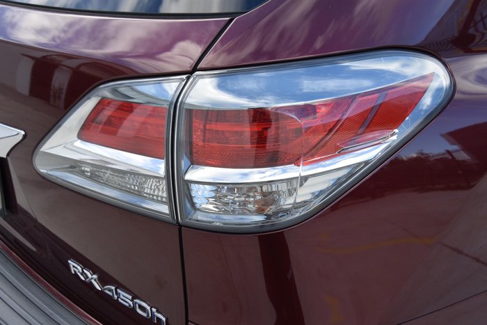 2013 Lexus RX 450h Luxury GYL15R 4X4 On Demand Garnet Red