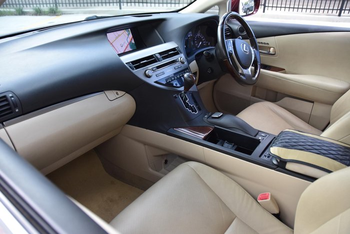 2013 Lexus RX 450h Luxury GYL15R 4X4 On Demand Garnet Red