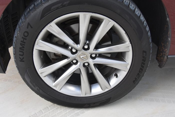 2013 Lexus RX 450h Luxury GYL15R 4X4 On Demand Garnet Red