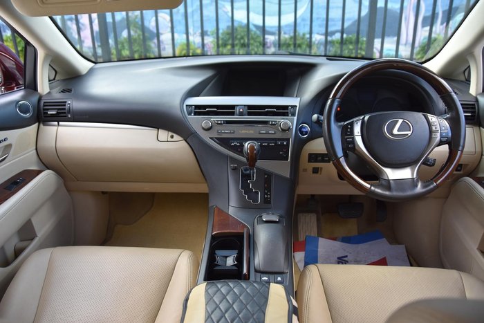 2013 Lexus RX 450h Luxury GYL15R 4X4 On Demand Garnet Red