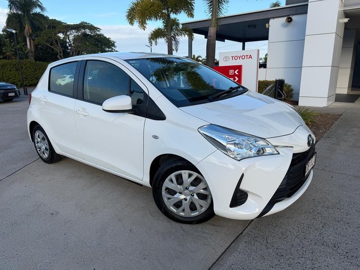 2019 Toyota Yaris Ascent NCP130R Glacier White