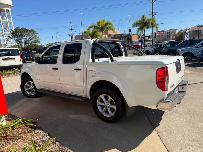 2012 Nissan Navara ST-X 550 D40 Series 5 4X4 Dual Range Arctic White