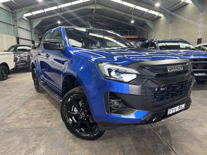 2025 Isuzu D-MAX X-RIDER MY25.5 4X4 Dual Range Neptune Blue Mica