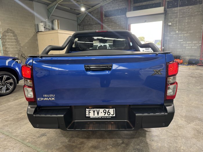 2025 Isuzu D-MAX X-RIDER MY25.5 4X4 Dual Range Neptune Blue Mica