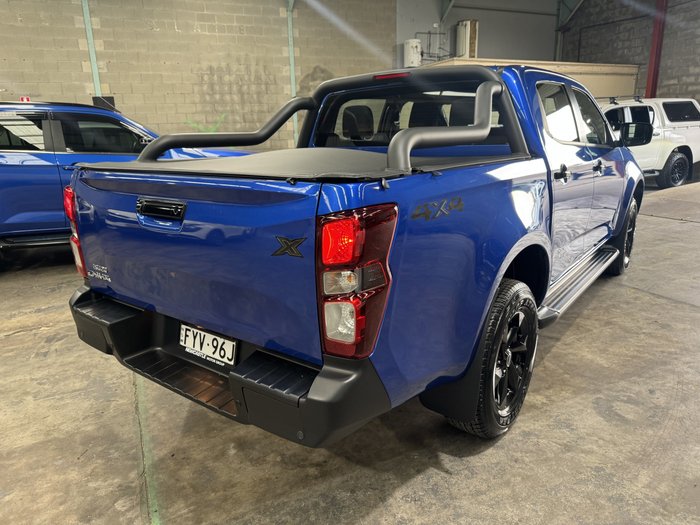 2025 Isuzu D-MAX X-RIDER MY25.5 4X4 Dual Range Neptune Blue Mica