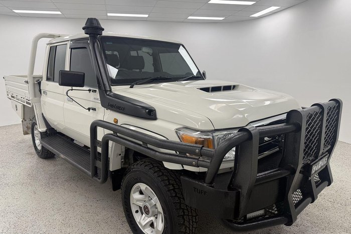 2019 Toyota Landcruiser GXL VDJ79R 4X4 Dual Range French Vanilla