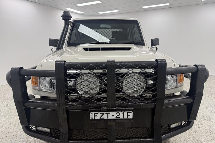 2019 Toyota Landcruiser GXL VDJ79R 4X4 Dual Range French Vanilla