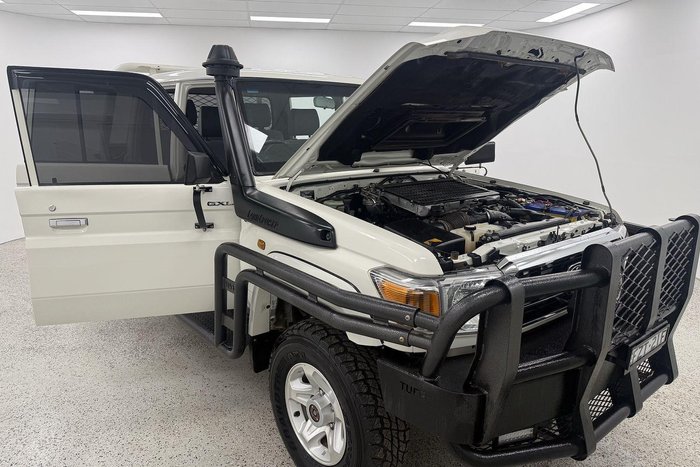 2019 Toyota Landcruiser GXL VDJ79R 4X4 Dual Range French Vanilla