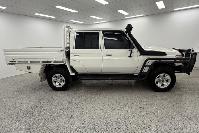 2019 Toyota Landcruiser GXL VDJ79R 4X4 Dual Range French Vanilla