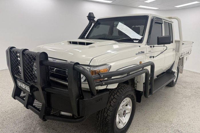 2019 Toyota Landcruiser GXL VDJ79R 4X4 Dual Range French Vanilla