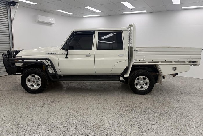 2019 Toyota Landcruiser GXL VDJ79R 4X4 Dual Range French Vanilla