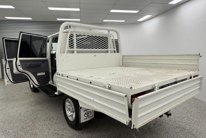 2019 Toyota Landcruiser GXL VDJ79R 4X4 Dual Range French Vanilla