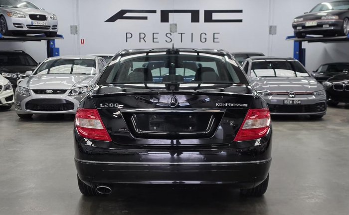 2007 Mercedes-Benz C-Class C200 Kompressor Elegance W204 Obsidian Black