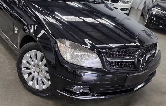 2007 Mercedes-Benz C-Class C200 Kompressor Elegance W204 Obsidian Black