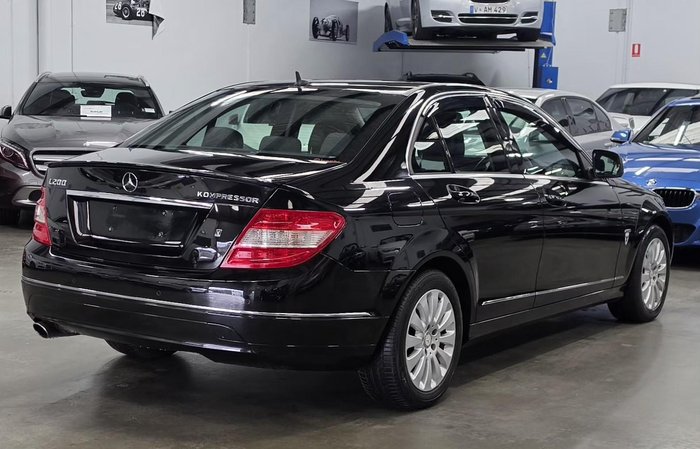 2007 Mercedes-Benz C-Class C200 Kompressor Elegance W204 Obsidian Black