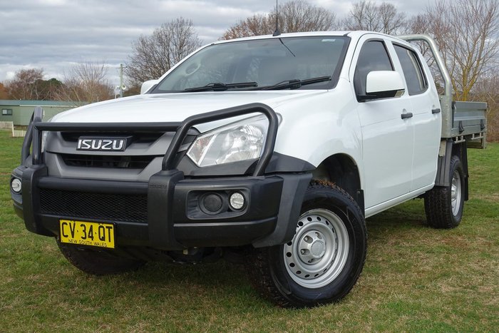 2020 Isuzu D-MAX SX MY19 4X4 Dual Range Splash White