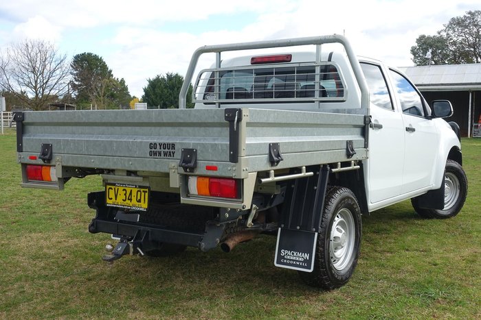 2020 Isuzu D-MAX SX MY19 4X4 Dual Range Splash White