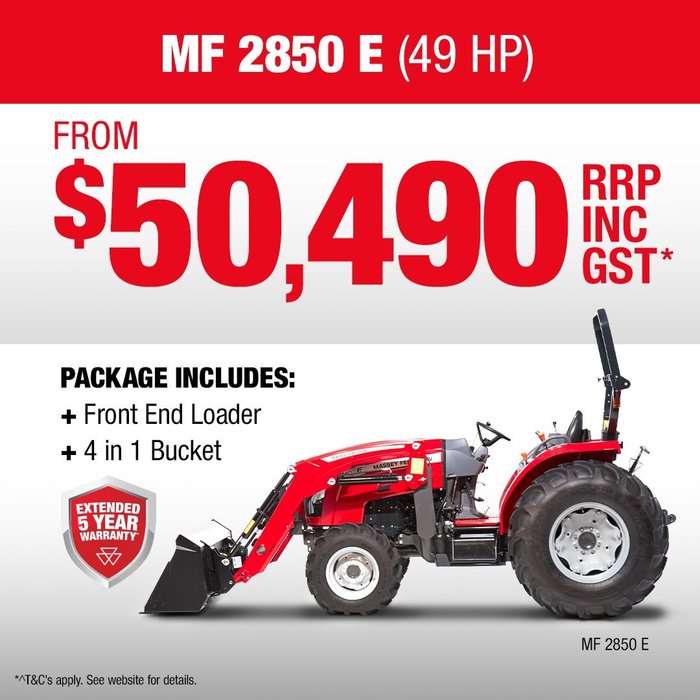 2026 MF 2850E 48.8Hp Compact Tractor