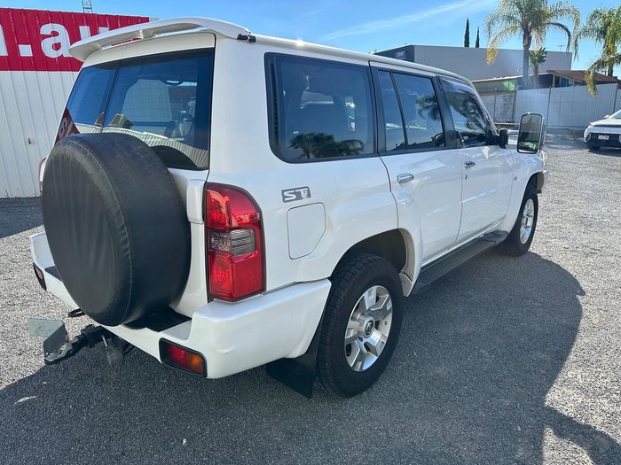 2008 Nissan Patrol ST GU 6 MY08 4X4 Dual Range White