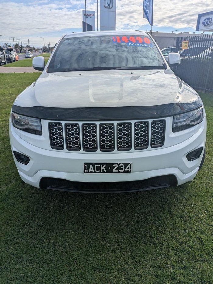 2014 Jeep Grand Cherokee Blackhawk WK MY14 4X4 Dual Range Bright White