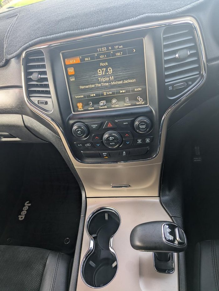 2014 Jeep Grand Cherokee Blackhawk WK MY14 4X4 Dual Range Bright White