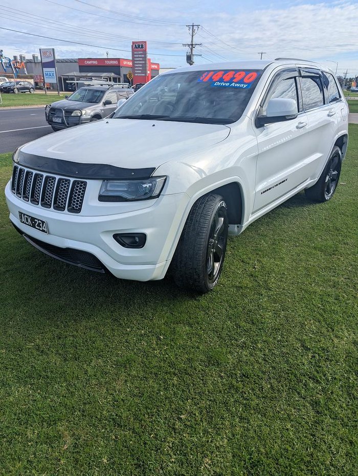 2014 Jeep Grand Cherokee Blackhawk WK MY14 4X4 Dual Range Bright White