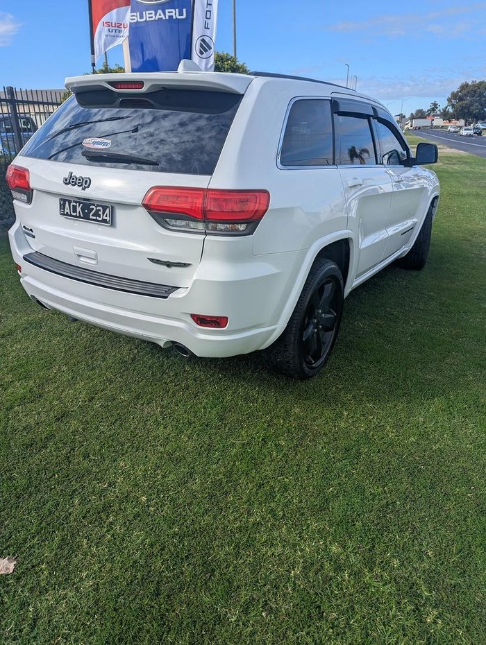 2014 Jeep Grand Cherokee Blackhawk WK MY14 4X4 Dual Range Bright White