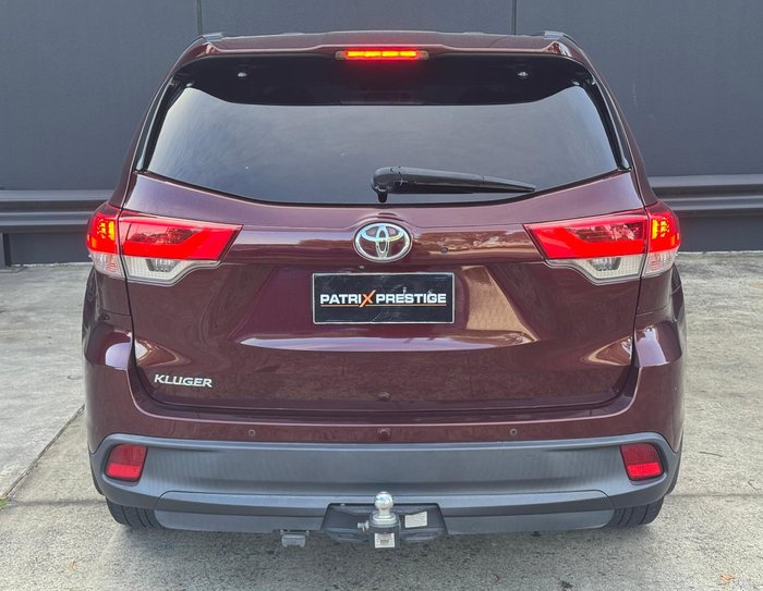 2019 Toyota Kluger Black Edition GSU50R Red