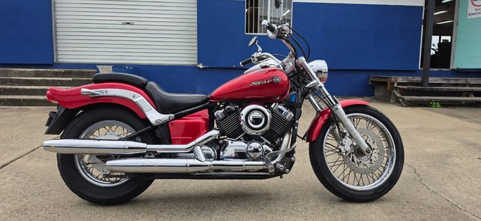 2007 Yamaha XVS650 V-STAR CUSTOM Red