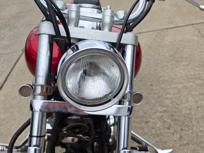 2007 Yamaha XVS650 V-STAR CUSTOM Red