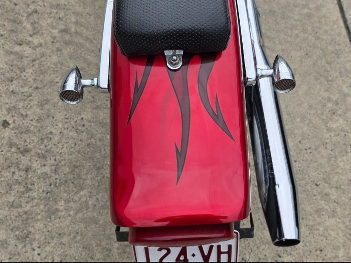 2007 Yamaha XVS650 V-STAR CUSTOM Red