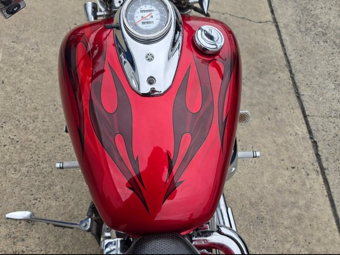 2007 Yamaha XVS650 V-STAR CUSTOM Red