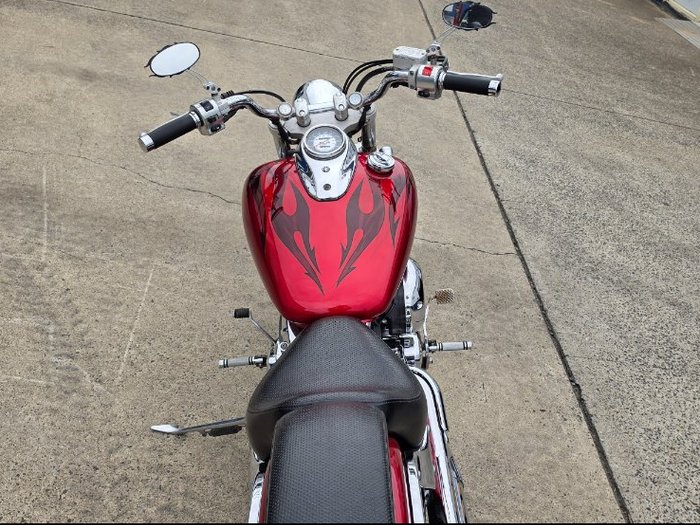 2007 Yamaha XVS650 V-STAR CUSTOM Red
