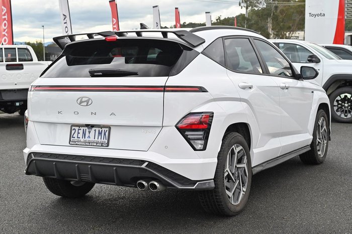 2025 Hyundai Kona Hybrid Elite N Line SX2.V3 MY26 Atlas White