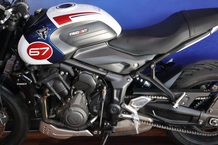 2024 TRIUMPH TRIDENT 660 White
