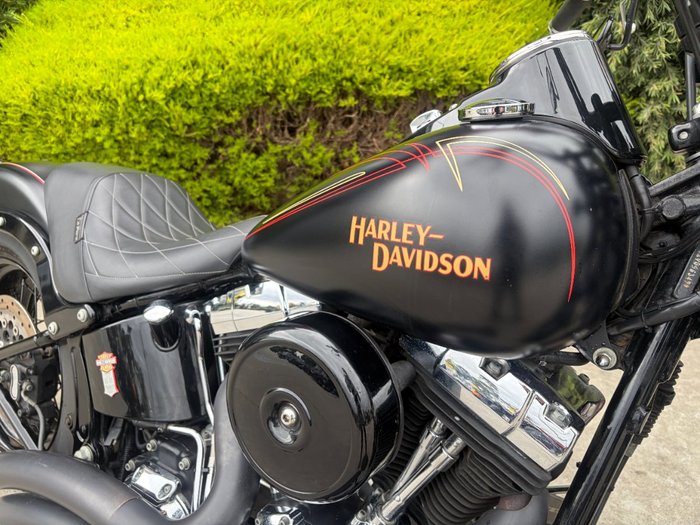 2008 HARLEY-DAVIDSON FLSTSB SOFTAIL CROSS BONES Black
