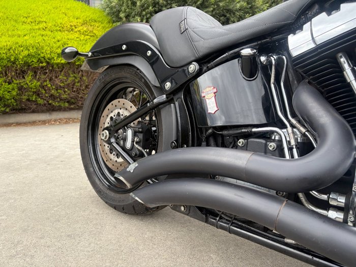 2008 HARLEY-DAVIDSON FLSTSB SOFTAIL CROSS BONES Black