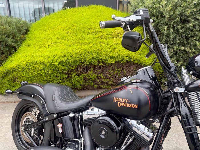 2008 HARLEY-DAVIDSON FLSTSB SOFTAIL CROSS BONES Black