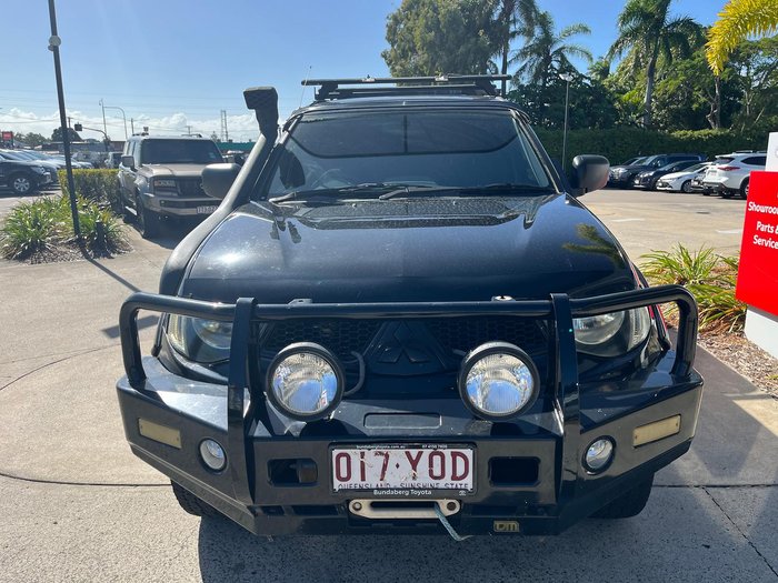 2010 Mitsubishi Triton GLX-R MN MY10 4X4 Dual Range Black